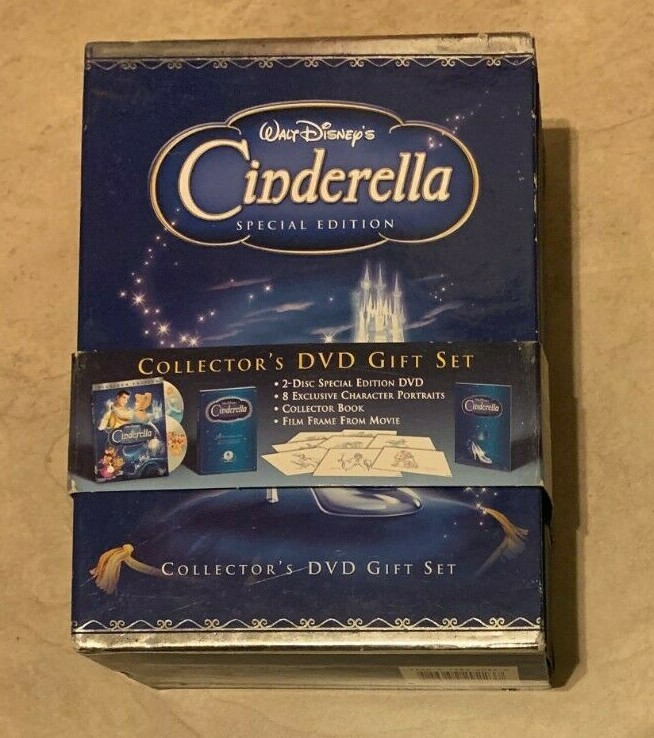 Disney Cinderella Special Edition Collector DVD Gift Set COMPLETE