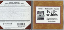 Family Tree Maker's - CD201 - Library Resources - U.S.  Canada Surname Folder