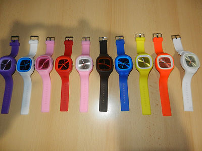 Quarz Uhr Armbanduhr Damen Herren Sport Armband Uhren Farben