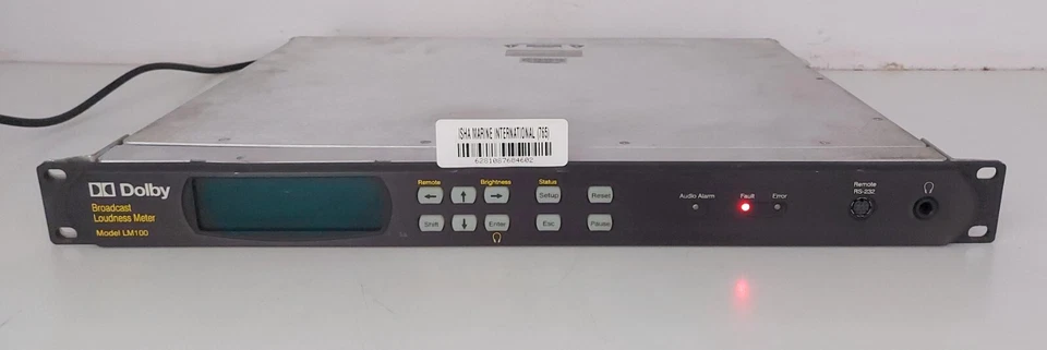 Dolby LM100 Broadcast Lautstärkemesser 0765 - Image 3 of 4