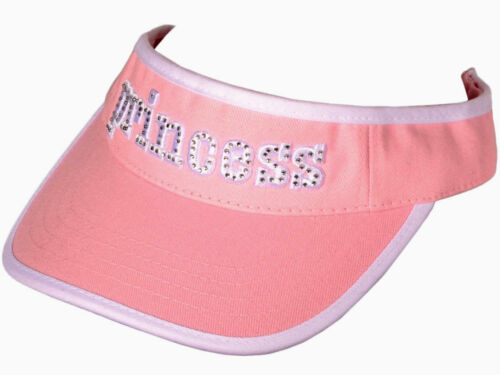 RHINESTONE CAPS PRINCESS VISORS (PINK) high quality embroidery    ( B3) - Picture 1 of 3
