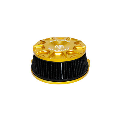 Aluminum Gold Air Cleaner Filter for Harley 04-17 Dyna FXDB FXDF FXD FXDWG FXDL