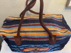 New Handwoven Vibrantly Cantina Southwest Cowboy Indian Traveling Weekender Bag — photo 4