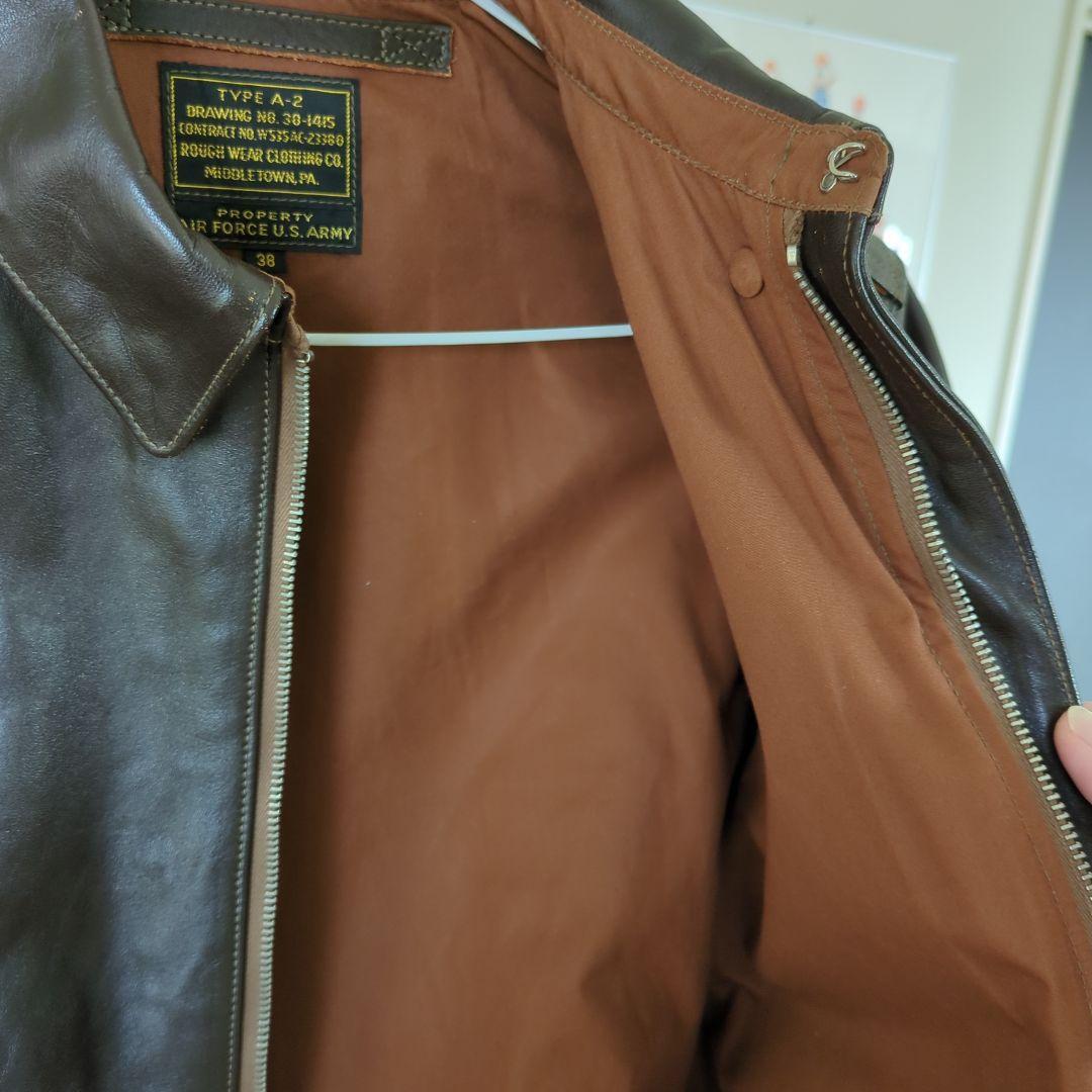 The REAL McCOY'S Rogue Wear A-2 Leather Jacket 38 Men's #EA The REAL McCOY'S Rogue Wear A-2 Leather Jacket 38 Men's #EA