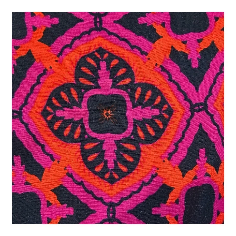 Mono Banana Republic Sin Mangas Estampado Geométrico Naranja Rosa Mujer Talla 14 Foto 2 de 4