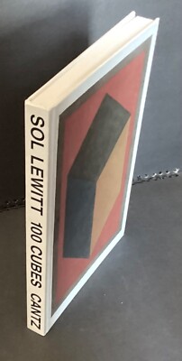 Artist Künstler Maler SOL LEWITT 100 CUBES Cantz Verlag 1996