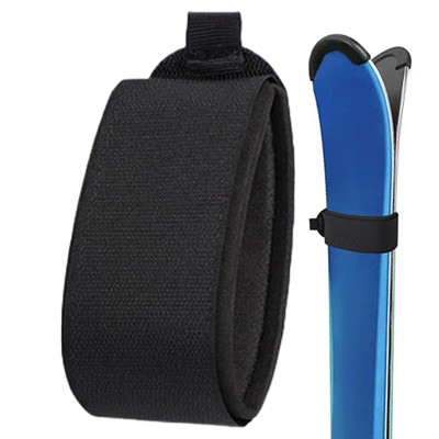2Pcs Ski Strap Fasteners Adjustable Ski Wraps Ties Snowboard Strap Fixed Tape