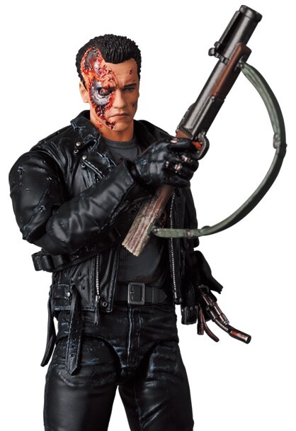 MAFEX　T-800 (T2:BATTLE DAMAGE Ver.) Mafex No.191 MAFEX T-800 (T2: BATTLE DAMAGE Ver.) Medicom