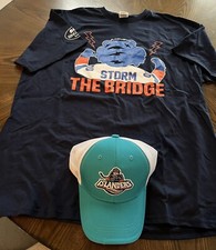 Bridgeport Islanders XL Tee Shirt and Hat
