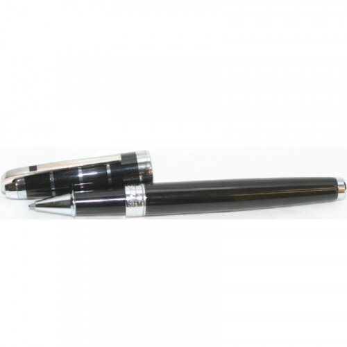 Dupont Ballpoint Pen with Cap / BLK & SLV in Good Condition