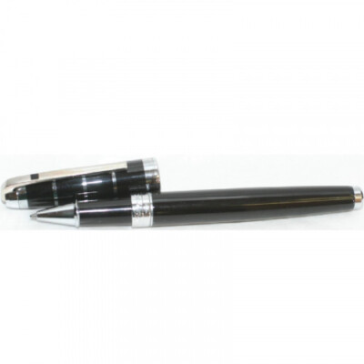 Dupont Ballpoint Pen with Cap / BLK & SLV in Good Condition