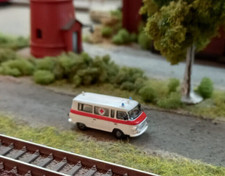 Barkas B1000 Ambulanz Bus, DDR Auto, Spur N, 1:160, Unbemalt, Neu PKW