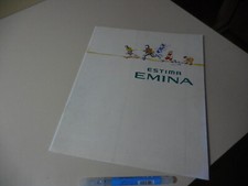 Toyota ESTIMA EMINA Japanese Brochure 1996/10 11/10/21/20 2TZ-FE 3C-TE