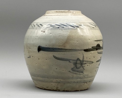 um 1700 FABELHAFTE CHINESISCHE QING-DYNASTIE GRÜN BEMALTE KERAMIK INGWERDOSE - Bild 6 von 13