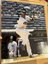 Aaron Hicks New York Yankees Autographed 16" x 20" Hitting Photograph