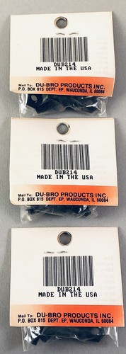 Lot of 3 Packs - DU-BRO Waterproof Pushrod Fittings - DUB214 - Picture 5 of 5