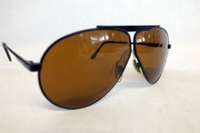 Vintage Bolle Irex 100 Sunglasses Glasses Aviator Style Bronze Black 85mm