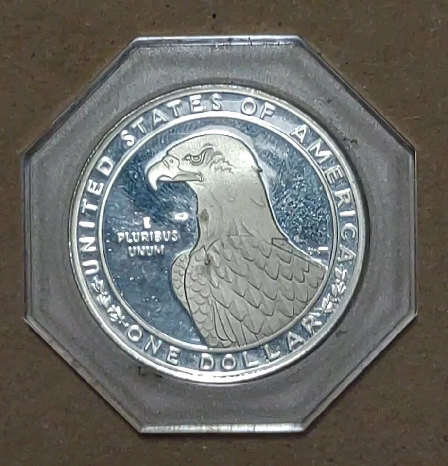 1983-S XXIII OLYMPIAD LOS ANGELES  Proof Commem 90% Silver Dollar Coin - Image 2 of 2