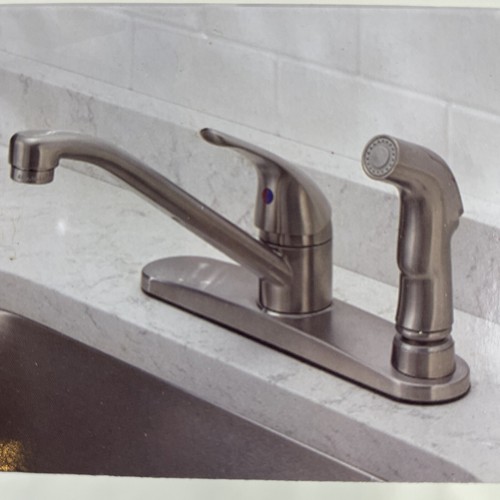 Kitchen Faucet Sprayer + Air Gap Cap, Brushed Nickel Oakbrook Collection 4876389 - Picture 8 of 10