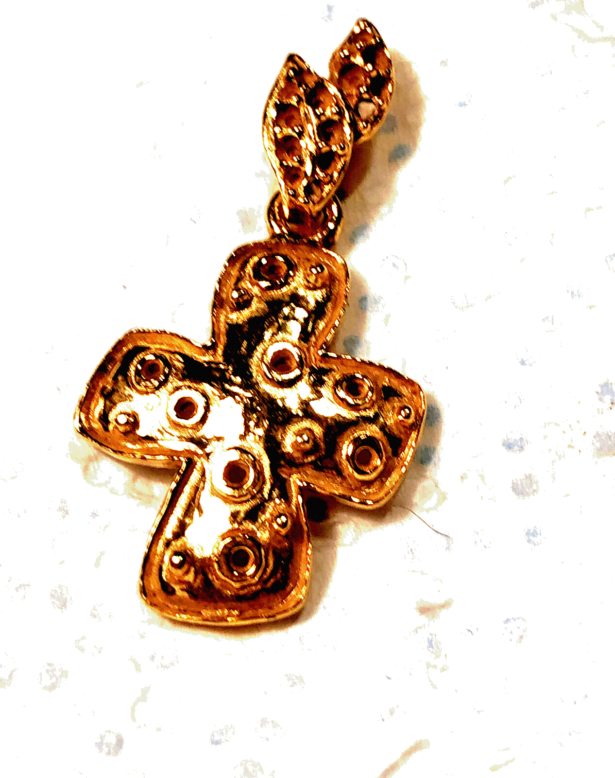 PENDENTIF VINTAGE FORME dE CROIX SIGNÉ CHRISTIAN LACROIX eBay