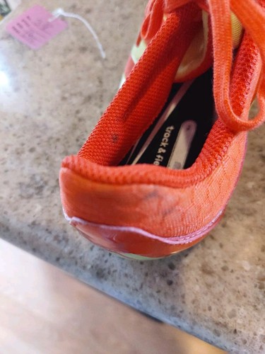 ADIDAS Atletismo~SPRINTSTAR 3 M~Zapatos para Correr Naranja y Amarillo~Para Hombre 10~NUEVOS CON ETIQUETAS - Imagen 5 de 5