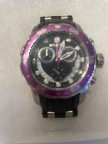 Invicta Pro Divers Watch Purple Bezel 13944 Watch Face Only, Needs a New Band