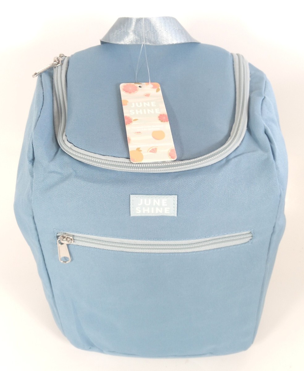 June Shine Insulated Cooler Backpack In Marine Blue New with 