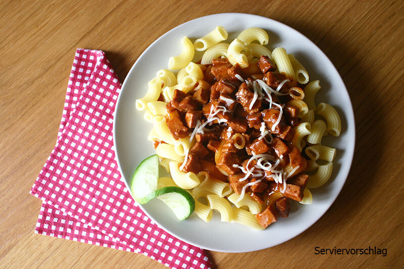 Wurstgulasch (10,00 €/kg) Nudelsoße fix und fertig, deftig, 600g 2 Jahre haltbar