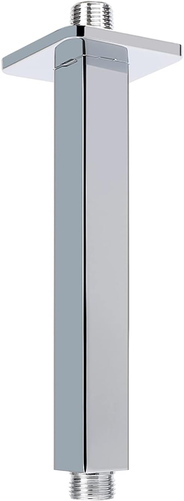 Ceiling Mounted Shower Arm Extension, 6 Inch Chrome, Rain Shower Head Mount