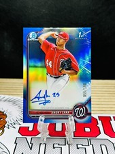 2022 Bowman Chrome Prospect Autographs Blue Refractor CPA-AL Andry Lara /150 RC