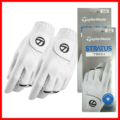 Lot De 3 Gants De Golf TaylorMade Stratus Tech – Homme Cadet Extra Large, Main Gauche