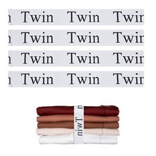 4pcs Bed Sheet Organizer Bands Storage Labels And Sheet Keepers For Linen Closet