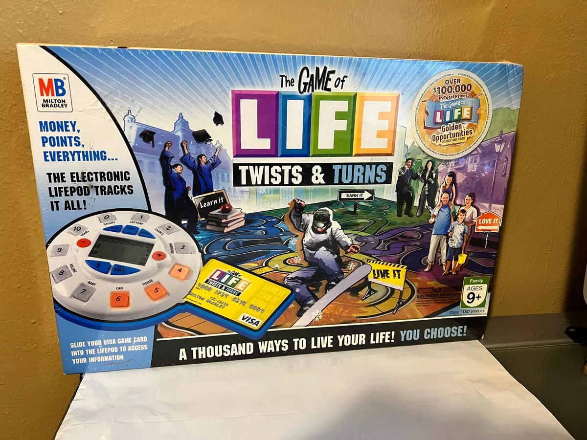 Vintage 2007 the Game of Life Twists & Turns Board Electronic 