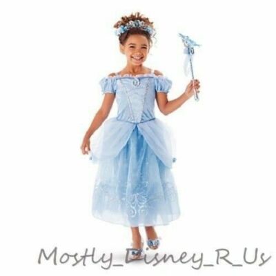 Robe Bleu Deguisement Fille Cendrillon Robe Cendrillon Fille