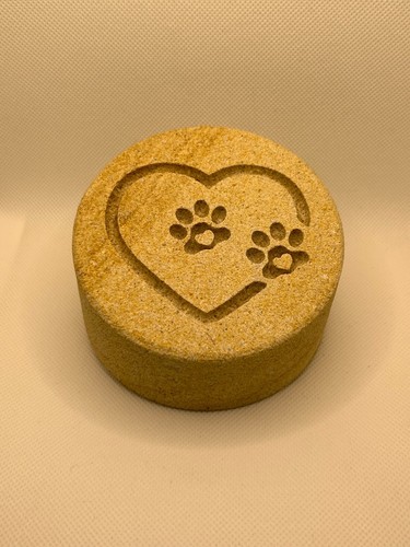 Memorial Keepsake-Paws Across My Heart- Sandstone - Picture 9 of 16