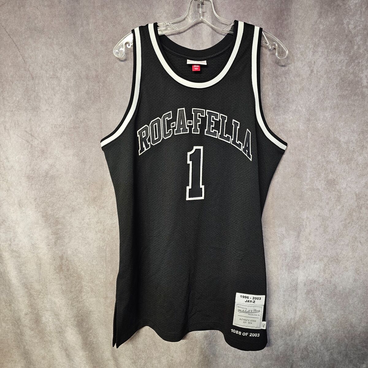 RARE Mitchell & Ness Roc-A-Fella Jay-Z S. Carter 1 RARE Mitchell & Ness Roc-A-Fella Jay-Z S. Carter 1