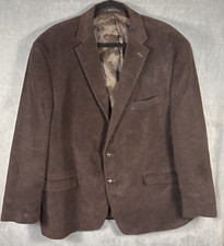 Lauren Ralph Lauren Mens Corduroy Blazer Jacket Brown 50R Fine Wale 2 Button