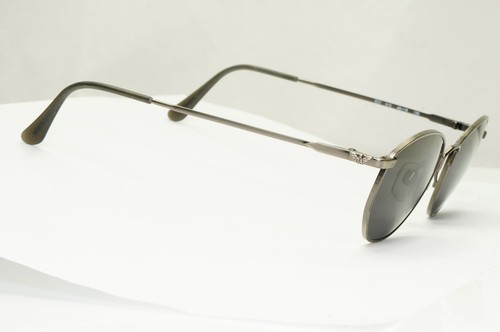Emporio Armani Sunglasses 1997 Vintage Grey Gunmetal Black Round 031 915 48mm - Picture 6 of 12