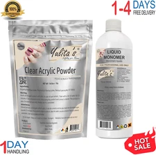 Yulita's COMBO 16FL oz Sculpting Powder Acrylic Nail & 16F oz Liquid Monomer EMA