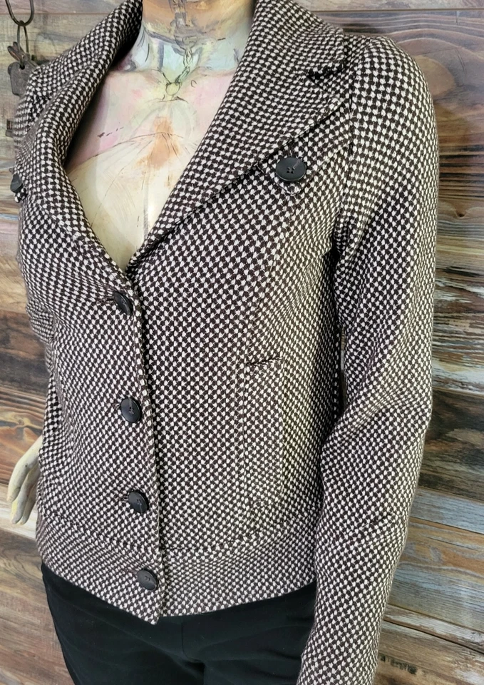 Cárdigan suéter Diane Von Furstenberg lana algodón talla 6 Foto 4 de 4