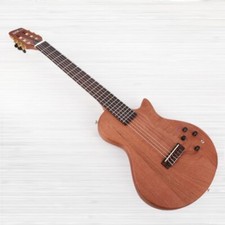 chitarra elettrica classica silenziosa corda nylon viaggio portatile effetto integrato