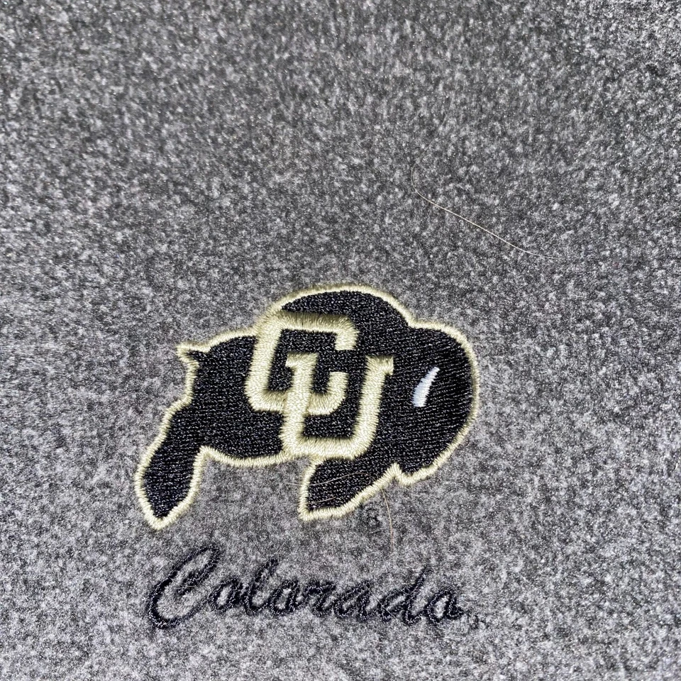 Columbia PFG Vellón Gris Mediano T-Snap Colorado Universidad Buffaloes *pequeño stai Foto 4 de 4