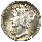 1945-S Mercury Dime UNC/BU Uncirculated Great Condition A1639