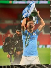Manchester City Oleksandr Zinchenko Autographed Signed 11x14 Photo COA #2