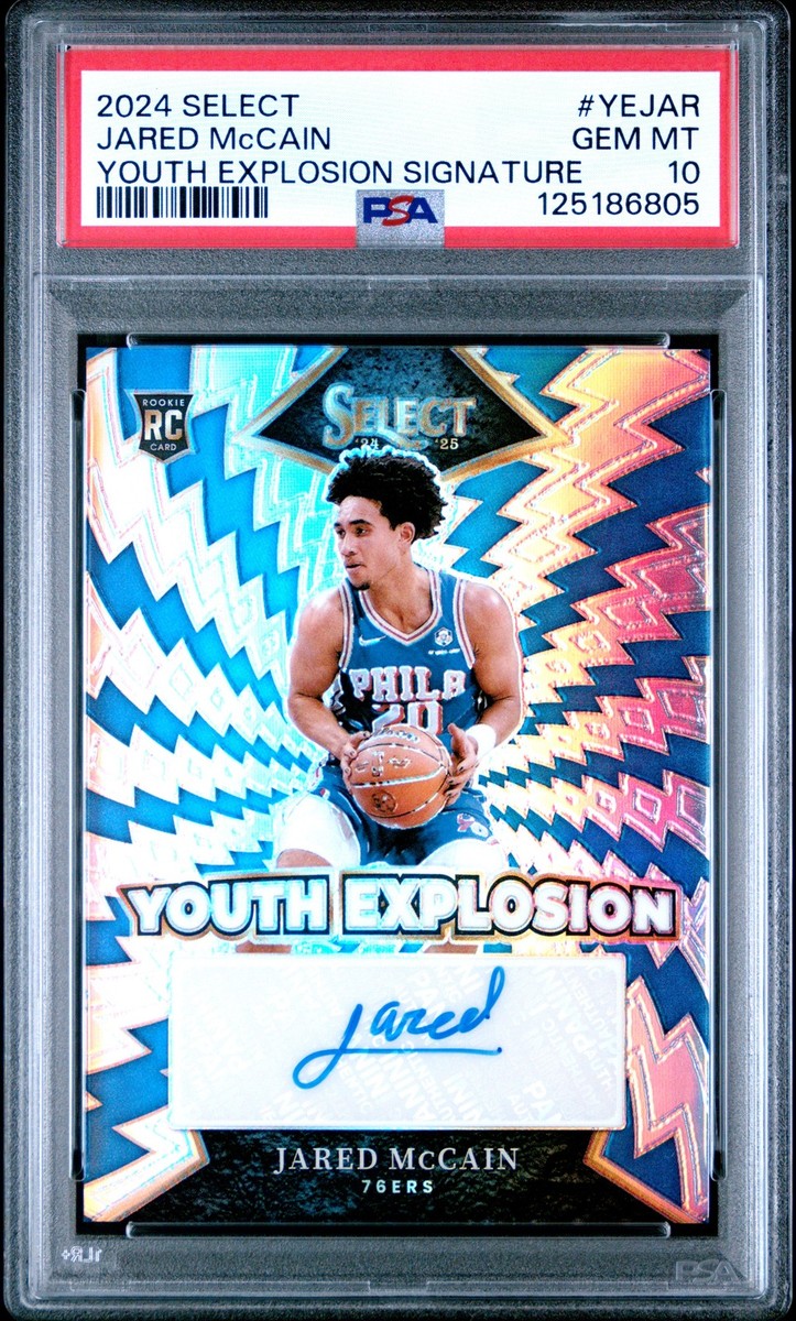 2024-25 Panini Select - Youth Explosion Signatures Jared McCain