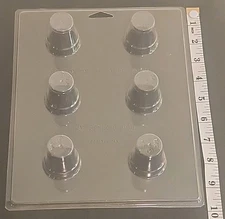 Fillable 1.5" Deep Cherry Cordial Cups Bon Bon Truffle Chocolate Candy Mold