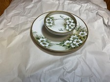 HP NIPPON flower platter & dip dish
