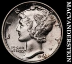 1943 Silver Mercury Dime - Super Choice Gem Brilliant Uncirculated++++  #i1573