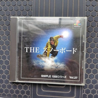 SIMPLE 1500 Series Vol.27 THE Snowboard PlayStation PS1 Used