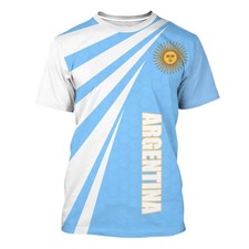 Men Soccer Jersey National Flag Short Sleeve Graphic Sport T-Shirt Unisex Traini